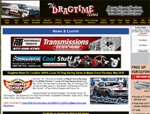 Tablet Screenshot of dragtimenews.com
